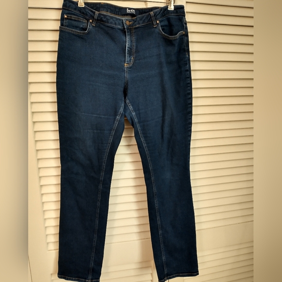 Boden Dark Blue Straight Leg Jeans - Picture 2 of 7